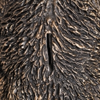 Копилка "Медведица с медвежонком" 20х23х30см, бронза