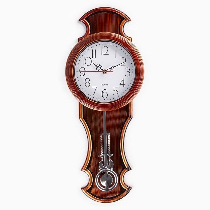 Часы настенные интерьерные &laquo;Винтаж&raquo;, плавный ход, 23&times;5&times;60, циферблат d-18 см