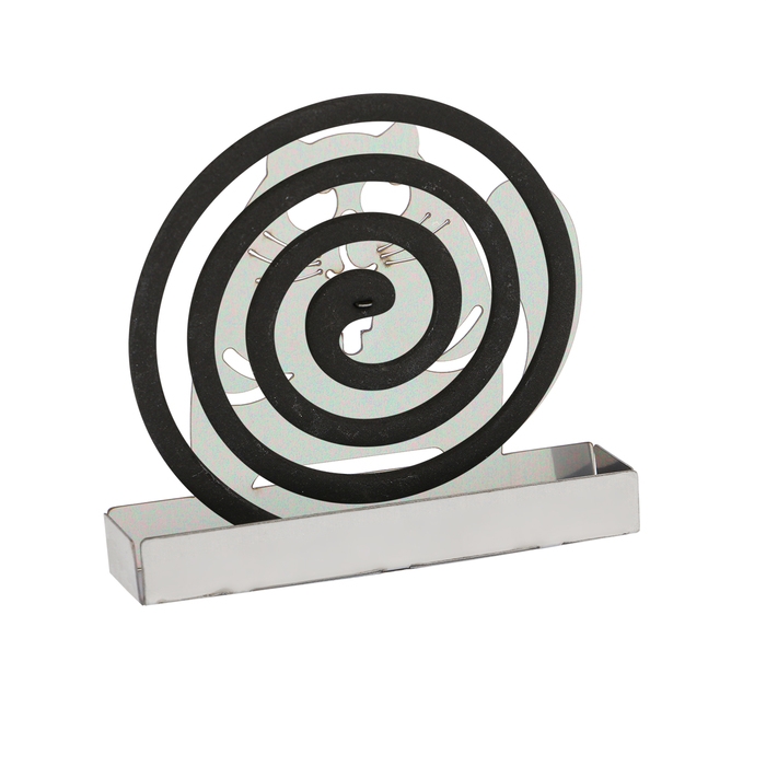 Подставка для спиралей от комаров и благовоний, металл, &laquo;Кот&raquo;