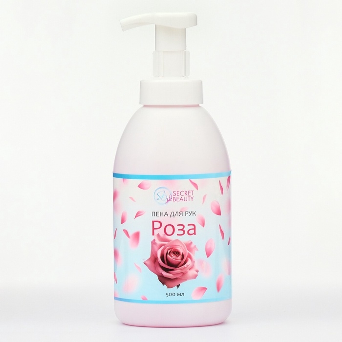 Пена для рук с ароматом розы, 500 мл