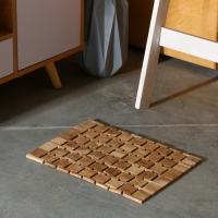 Коврик из тикового дерева, 40х30х0,7 см