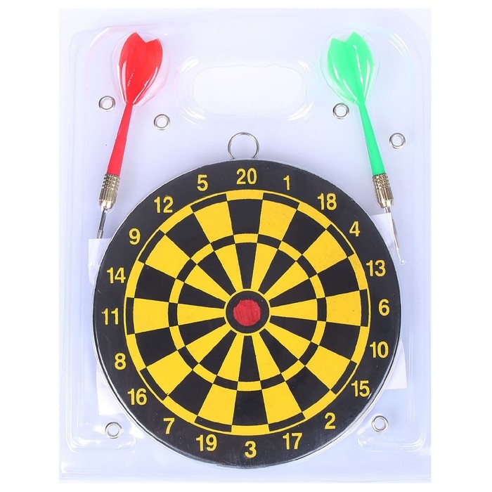 Дартс, мишень диаметром 15 см, 2 дротика