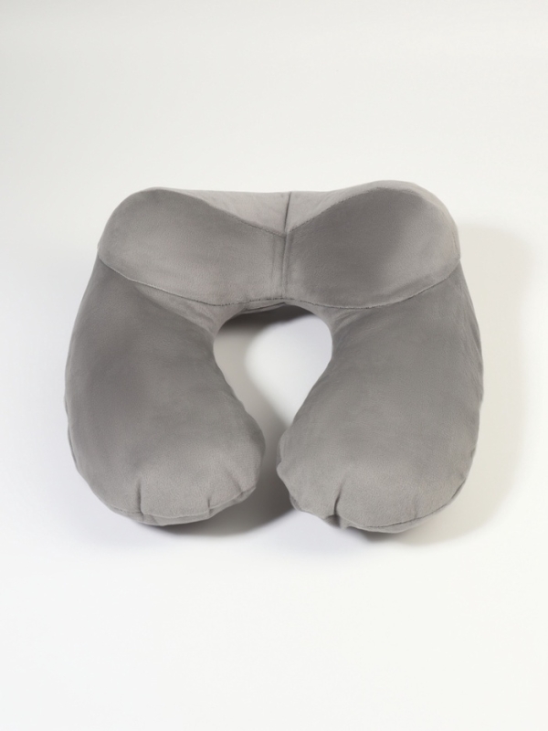 Подушка-воротник надувная 31*31см серый накл OT