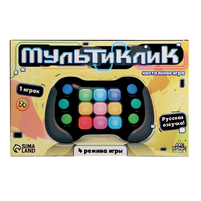 Настольная игра &laquo;Мультиклик&raquo;, 1 игрок, 7+