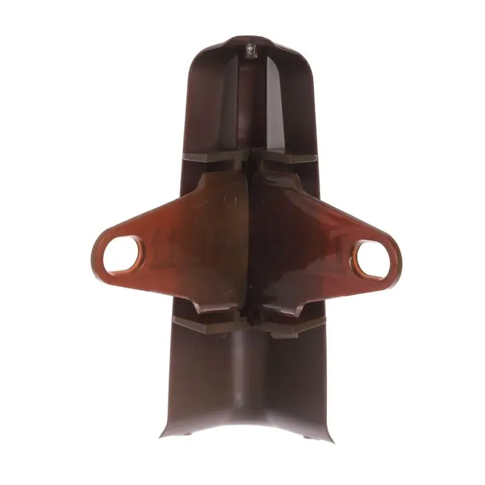 Угол наружный (внешний) &laquo;Деконика&raquo;, с крепежом для плинтуса, 85 мм, 303 венге темный