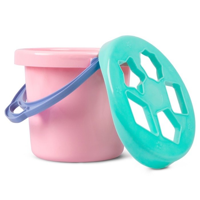 Песочный набор &mdash; сортёр, бирюзово-розовый