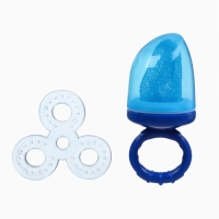 Ниблер с текстильной сеточкой, цвет голубой