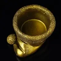 Подсвечник "Колпак" 9х7х5 см, золото