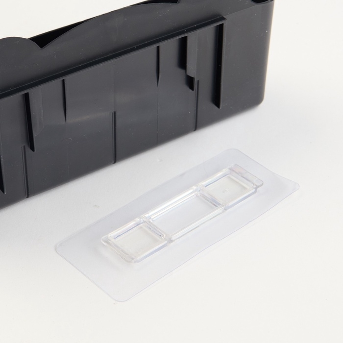 Подставка для зонтов, пластик, 23,5&times;7,5&times;11 см, 6,5&times;23,5&times;4 см, чёрная