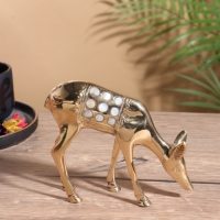 Сувенир &laquo;Косуля&raquo;, латунь с перламутром, 13&times;4.5&times;15 см