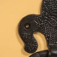 Дверной молоток "Геральдическая лилия"  10х20 см