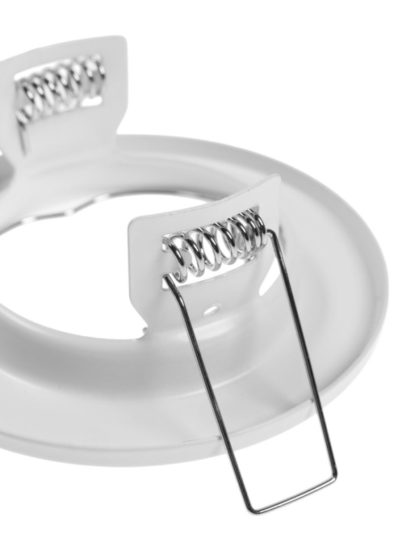 Светильник встраиваемый под лампу MR16, круг, металл, белый