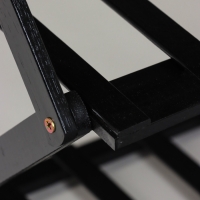 Подставка для цветов Greengo, 4 полки, 50 &times; 25 &times; 68 см, напольная, бамбук, чёрная