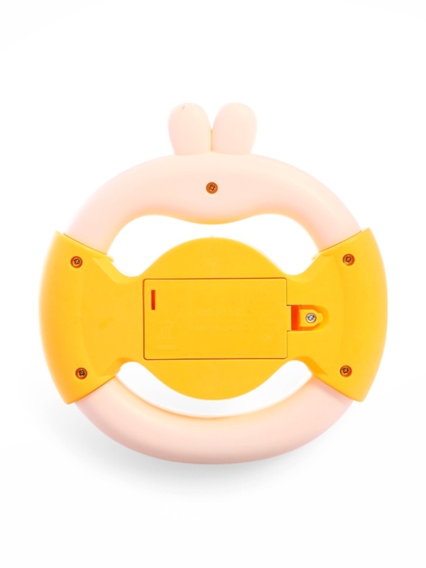 Музыкальный руль &laquo;Малыш зайчик&raquo;, звуковые и световые эффекты, жёлтый