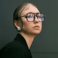 Серьги металл "Шар" тренд, цвет серебро