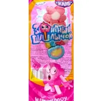 Зефир "Зефирный шашлычок", на палочке в банке, 12 г