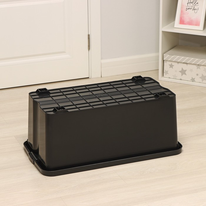 Контейнер для хранения с крышкой &laquo;Эконом&raquo;, 75 л, 79&times;41,5&times;33 см, цвет МИКС