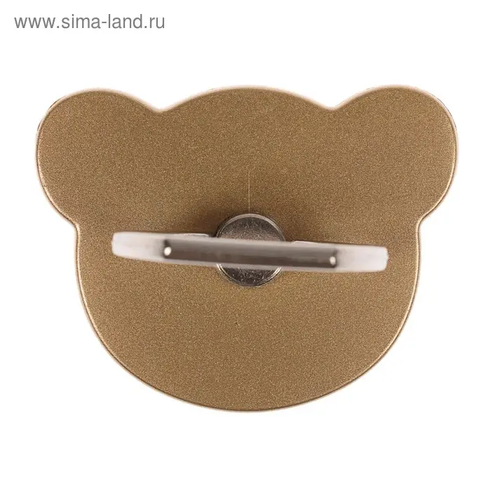 Держатель-подставка с кольцом для телефона Luazon, в форме &laquo;Мишки&raquo;, цвет золотой