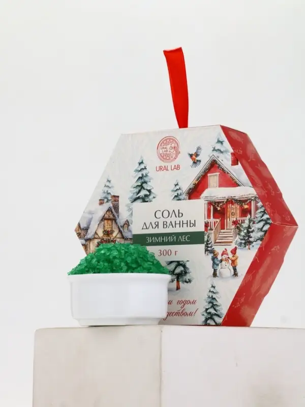Рождественское чудо Соль для ванны, хвоя, 300 гр