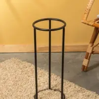 Кашпо на подставке "Арабика" железо 21х21х54 см