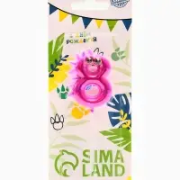 Свеча для торта цифра 8 &laquo;Зверюшки&raquo;, 5 см