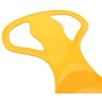 Санки-ледянки &laquo;Скороход&raquo;, желтые 65х42см