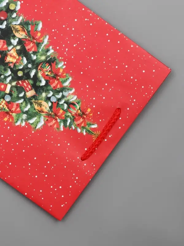 Пакет подарочный новогодний ламинированный, &laquo;Новогодний шар&raquo; , 18&times;10&times;22.3 см