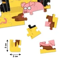 Пазл &laquo;Синий трактор&raquo;, 54 элемента