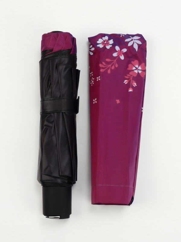 Зонт механический &laquo;Хамелеон&raquo;, эпонж, 4 сложения, 10 спиц, R = 49/56 см, D = 112 см, цвет МИКС