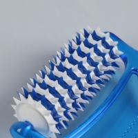 Массажёр &laquo;Рефлекс&raquo;, 18 &times; 9 &times; 3 см, универсальный, с шипами, цвет синий/белый