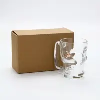 Кружка для пива "Череп" с пулей,  350 мл