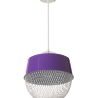 Светильник Lea 1х40Вт Е27 темно-фиолетовый  26х26х32см