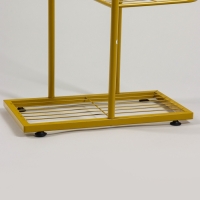 Подставка для цветов Greengo, 5 полок, 44 &times; 22 &times; 95 см, напольная, металл, цвет золотой