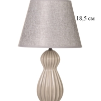 Лампа настольная "Поэзия" 40Вт Е14 срый 24х24х38см