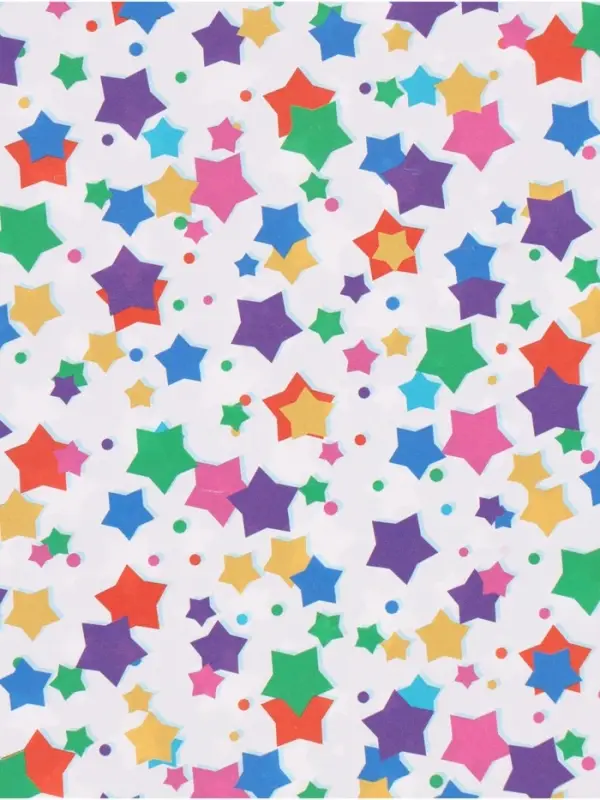 Бумага упаковочная глянцевая двухсторонняя &laquo;Звёзды&raquo;, 70 &times; 100 см