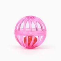 Шарик для кошек "Завитушки", 4 см, фасовка в коробку по 50 шт, микс цветов