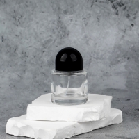 Флакон стеклянный для парфюма, с распылителем, 30 мл, прозрачный/чёрный