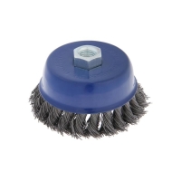 Щетка металлическая для УШМ ТУНДРА, крученая проволока, &laquo;чашка&raquo;, М14, 100 мм