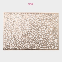 Салфетки сервировочные на стол Доляна &laquo;Астра&raquo;, 45&times;30 см, 4 шт, цвет золото