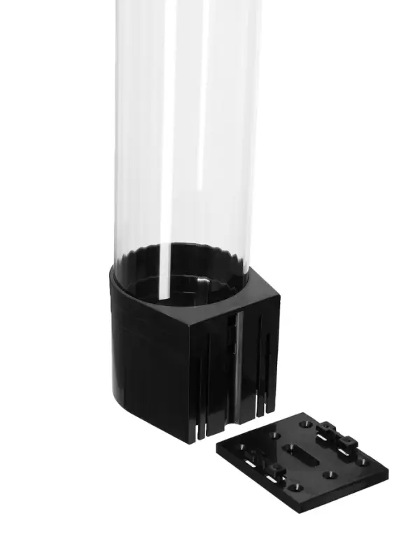Стаканодержатель Aqua Work CH-1, 70 стаканчиков, крепление на шурупах,черный