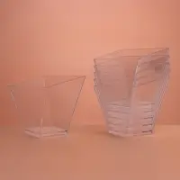 Форма пластиковая одноразовая для фуршета &laquo;Сапфир&raquo;, 100 мл, прозрачная