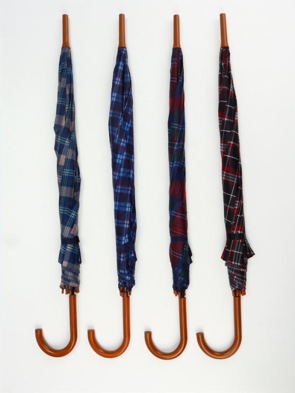 Зонт полуавтоматический &laquo;Клетка&raquo;, 8 спиц, R = 48/55 см, D = 110 см, цвет МИКС