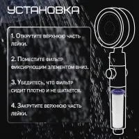 Фильтр для душевой лейки ZEIN Z3552, полипропилен, d=25 мм