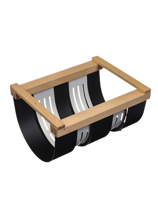 Подголовник анатомический для бани и сауны, деревянный, ольха и осина