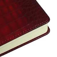 Ежедневник датированный 2024 A5 176 листов, deVENTE.Belcanto, твёрдая обложка из искусственной кожи с поролоном, ляссе, кремовый блок 70 г/м2, бордовый