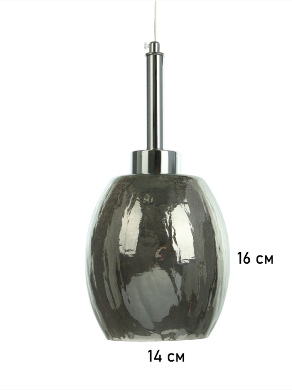 Бра &laquo;Кейти&raquo; 1х40Вт Е27 серебро 23х14х47+80см