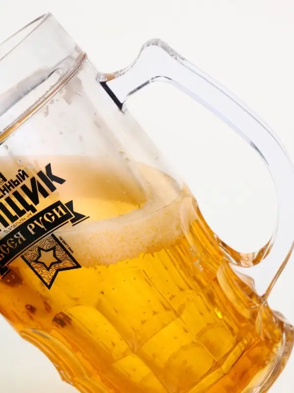 Пивная кружка охлаждающая &laquo;Заслуженный банщик&raquo;, 420 мл, двойные стенки