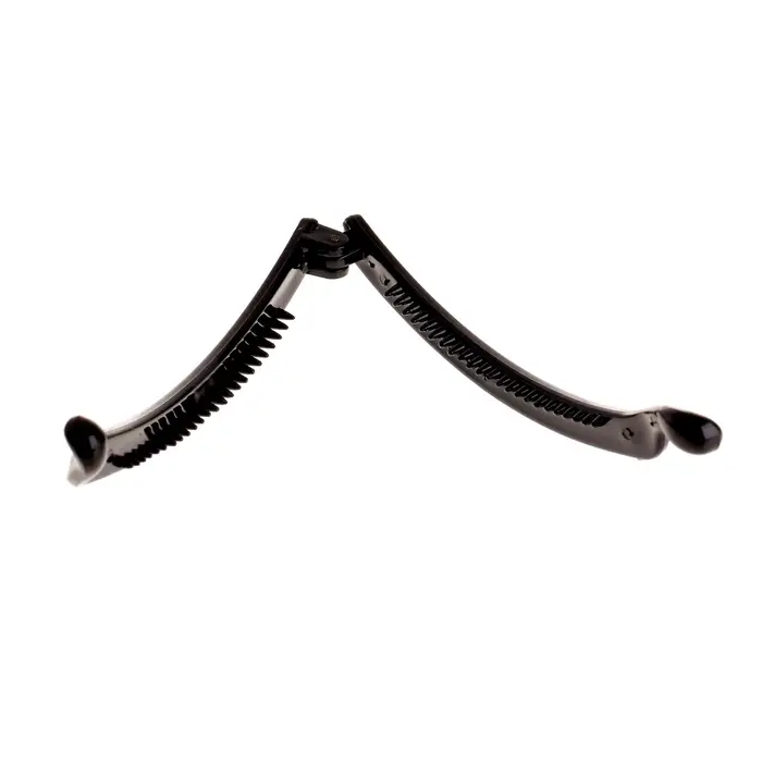 Банан для волос &laquo;Классика&raquo;, прямой, 12 см, чёрный