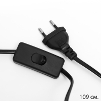 Лампа настольная "Луиза" 1х40Вт Е27 1х5Вт LED черный/шоколад 25х25х43см