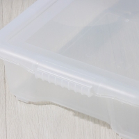 Контейнер для хранения с крышкой Porter, 8 л, 43&times;31,5&times;11 см, цвет прозрачный